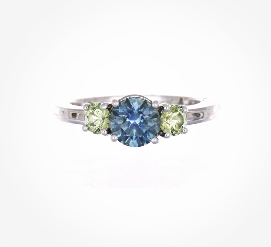 Classic 3 stone Engagement Ring